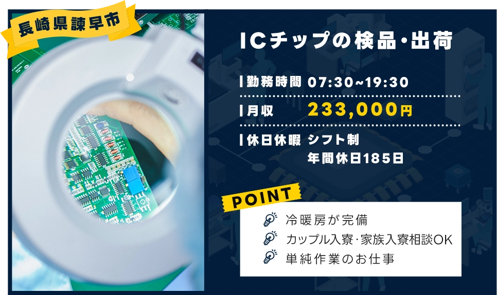 ICチップの検品・出荷