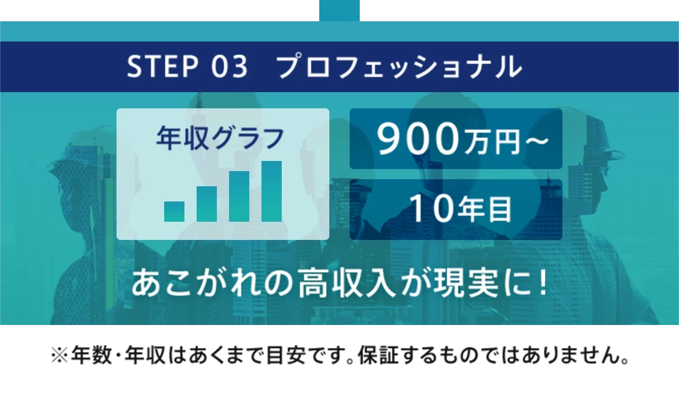 STEP 03 プロフェッショナル