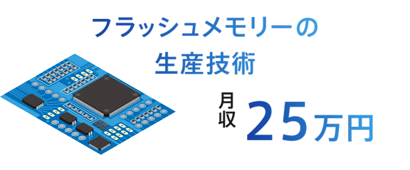 フラッシュメモリーの 生産技術