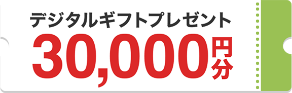 デジタルギフトプレゼント30,000円分